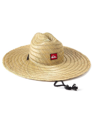 Quiksilver Men's Pierside Straw Lifeguard Hat