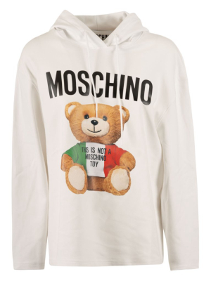 Moschino Teddy Drawstring Hoodie