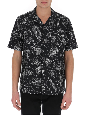 Valentino All-over Zodiac Map Print Shirt