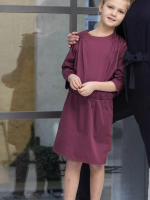 Elodiee Tina Dress- Berry