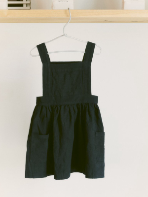 Cheengoo Pinafore Apron - Black