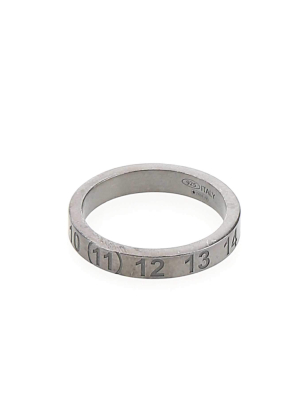 Maison Margiela Numbers Engraved Ring