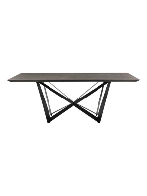 Brolio Dining Table Charcoal