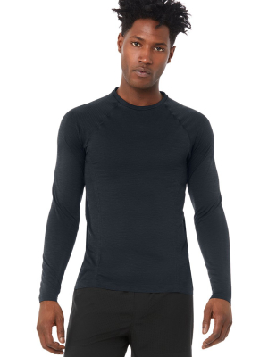 Amplify Seamless Long Sleeve - Dark Navy