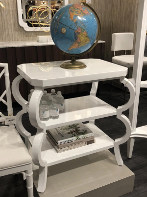 Olive Side Table White