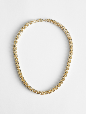 Twisted Chain Link Necklace