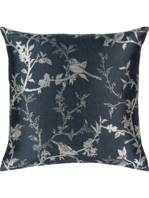 Caleb Pillow Charcoal/silver