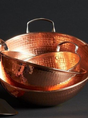 Recycled Copper Mixing Bowls