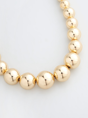Gilded In Bold Statement Necklace