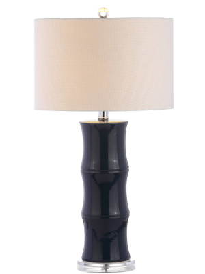 26.5" Ceramic Tiki Table Lamp (includes Energy Efficient Light Bulb) - Jonathan Y