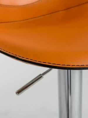 Rudy Bar/counter Stool In Cognac