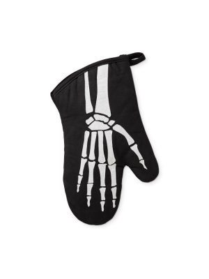 Skeleton Oven Mitt