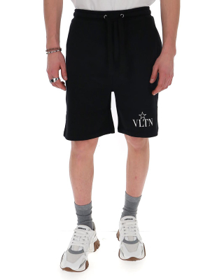 Valentino Vltn Logo Shorts