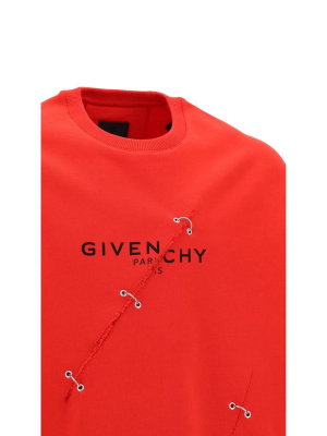 Givenchy Eyelet Detail Oversized Sweatshirt