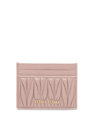 Miu Miu Matelassé Card Case