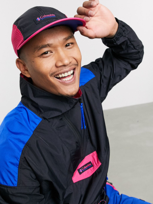 Columbia Shredder Cap In Black/pink