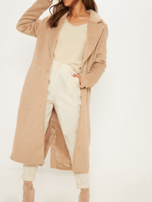 Camel Longline Coat