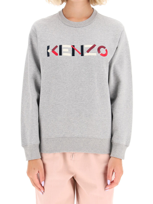 Kenzo Logo Embroidered Sweatshirt