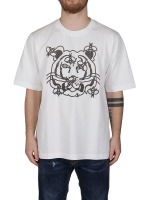 Kenzo Bee A Tiger Print T-shirt