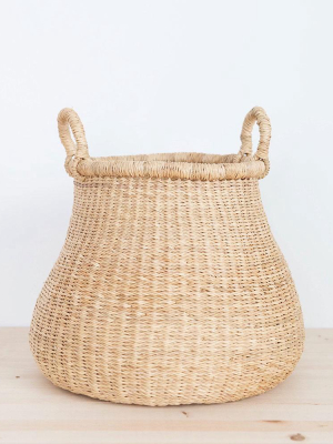 Logan Elephant Grass Basket - Natural