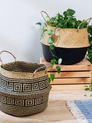 Honey-can-do 2pc Folding Belly Baskets