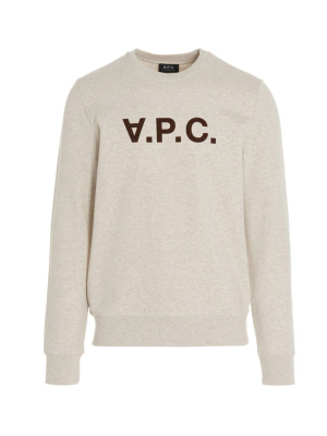 A.p.c. Vpc Logo Crewneck Sweatshirt