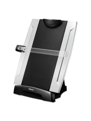 Fellowes Office Suites Desktop Copyholder Plastic 150 Sheet Capacity Black/silver 8033201