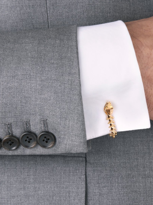 Serpent's Trace Cufflinks - Yellow Gold Vermeil