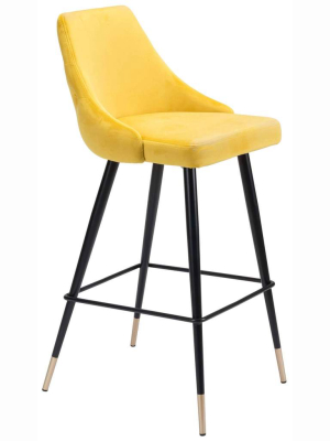 Piccolo Bar Chair, Yellow