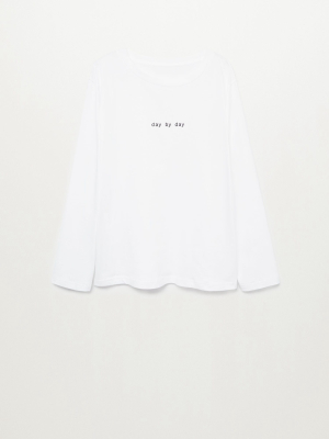 Message Cotton T-shirt