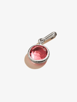 Rose Birthstone Charm, October