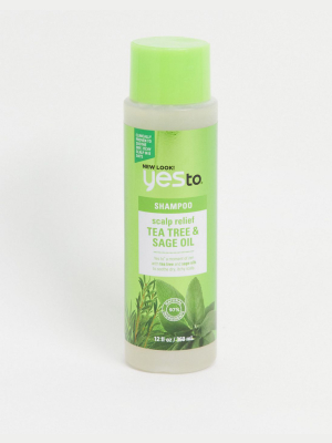 Yes To Tea Tree & Sage Oil Scalp Relief Shampoo