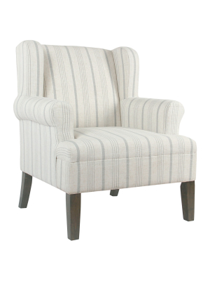 Emerson Rolled Arm Accent Chair - Homepop