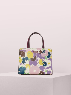 Sam Swing Flora Medium Satchel