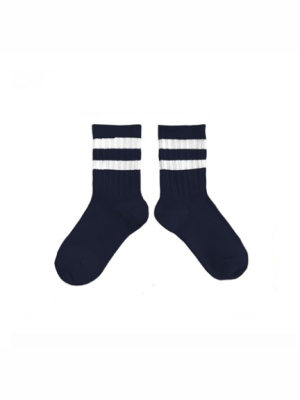 Collegien Nico Varsity Socks - Midnight