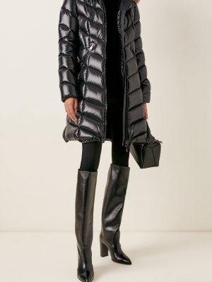 Fulmarus Hooded Fur-trimmed Down Puffer Coat