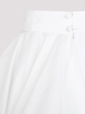 Loewe Spiral Poplin Midi Skirt