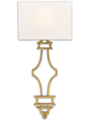 Eternity Wall Sconce In Antique Gold Leaf