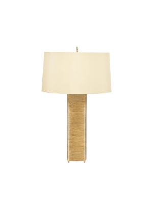 Wrapt Table Lamp Gold Leaf