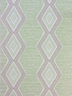 Belle Île Wallpaper In Green From The Les Rêves Collection By Nina Campbell