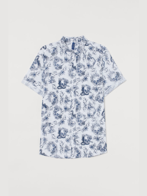 Patterned Cotton Shirt