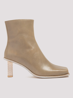 Jacquemus Squared Toe Ankle Boots