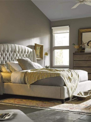 Alchemy Living Gallery Tommy King Bed - Ivory