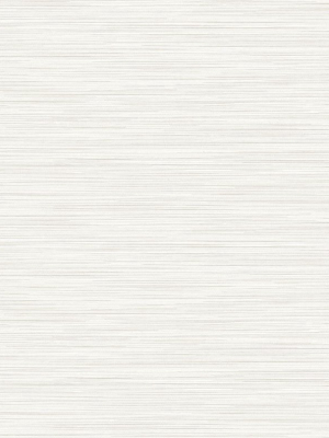 Reef Stringcloth Wallpaper In Ivory From The Luxe Retreat Collection By Seabrook Wallcoverings