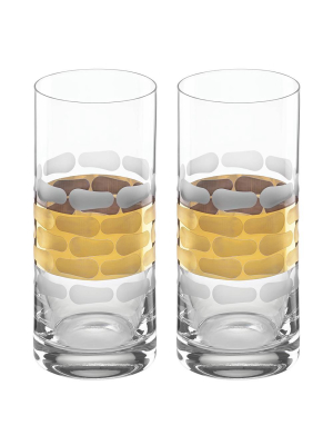 Michael Wainwright Truro Gold Highball - Set Of 2