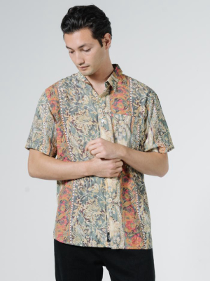 June Street Blues Short Sleeve Shirt - Cream