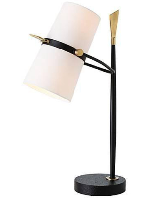 Yasmin Table Lamp Black Iron