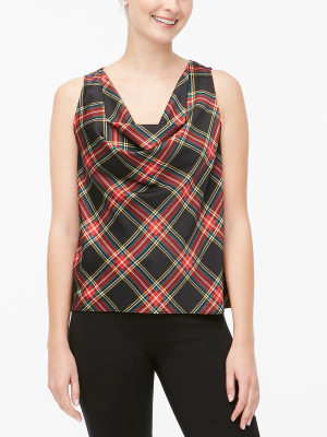 Sleeveless Cowlneck Top