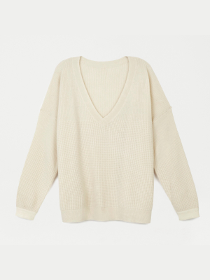 Hatch® Easy V-neck Sweater