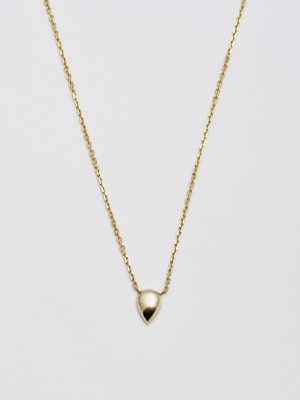 Gold Teardrop Necklace